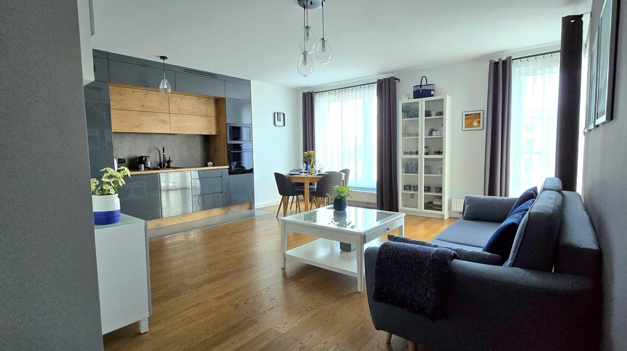 Apartament Dreams Przystan Letnica By Triapart グダニスク エクステリア 写真